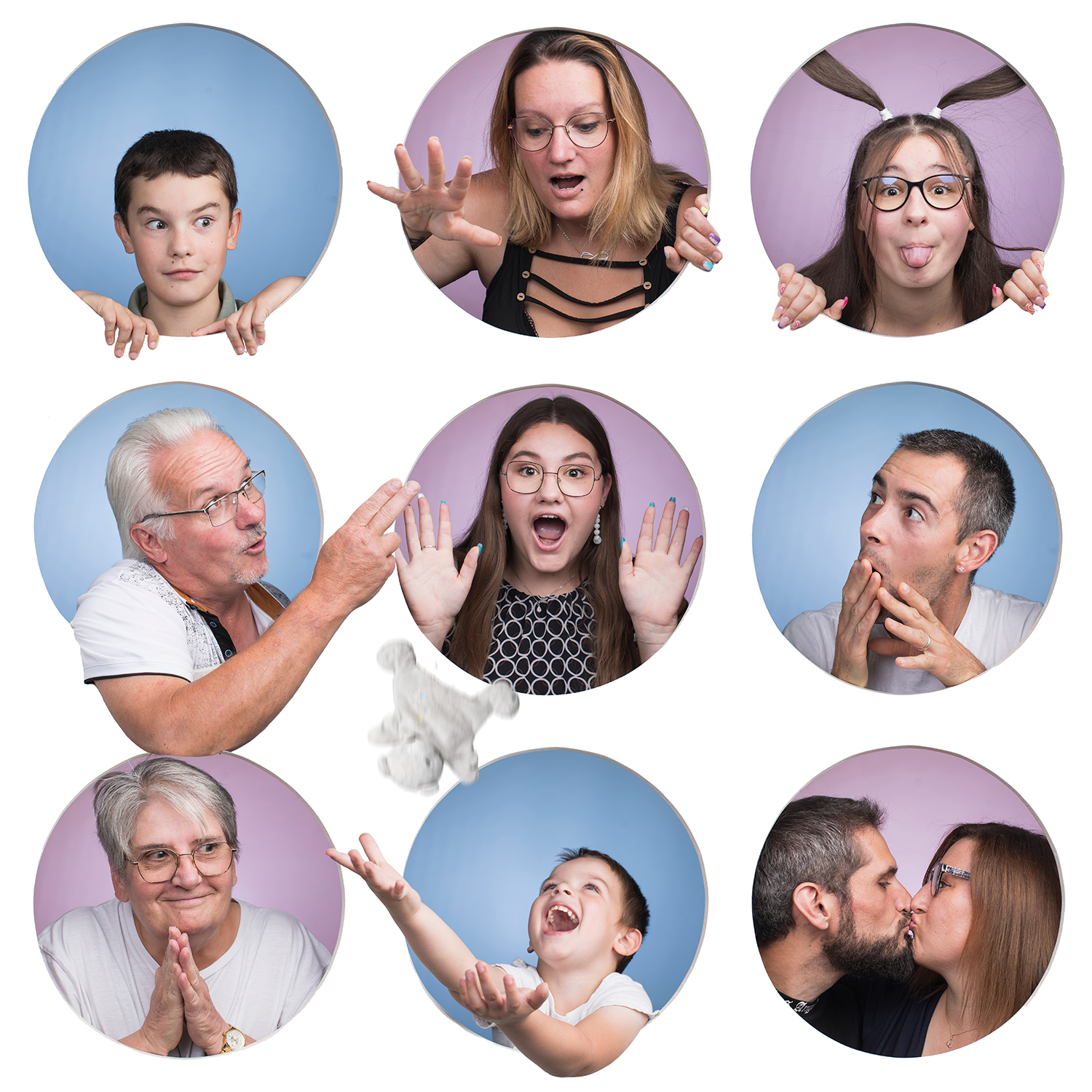 séance photo famille fun originale tours